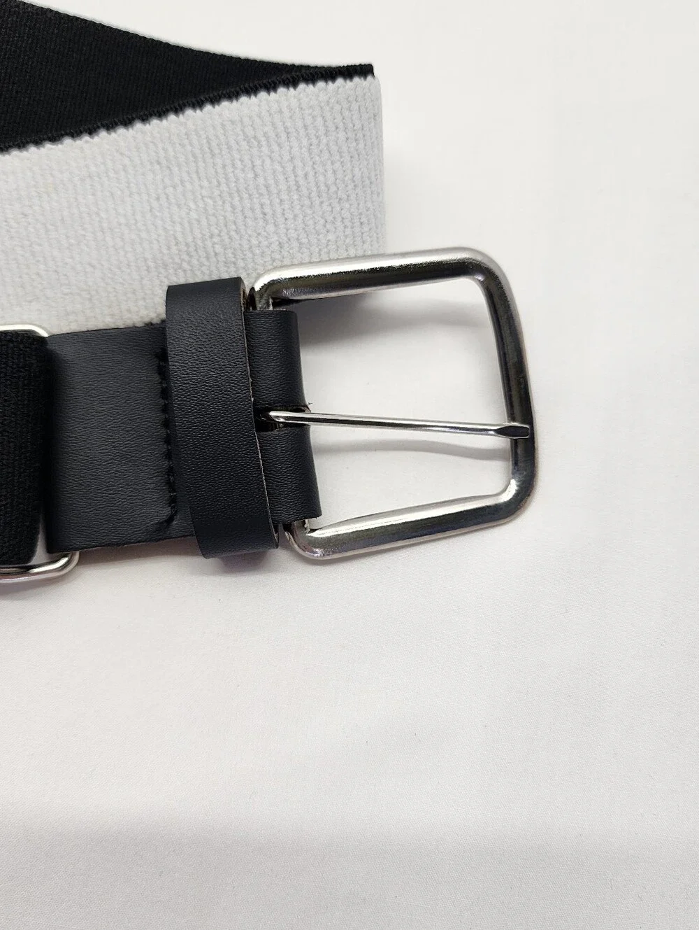 Champro Black & White adjustable elastic baseball Softball belt